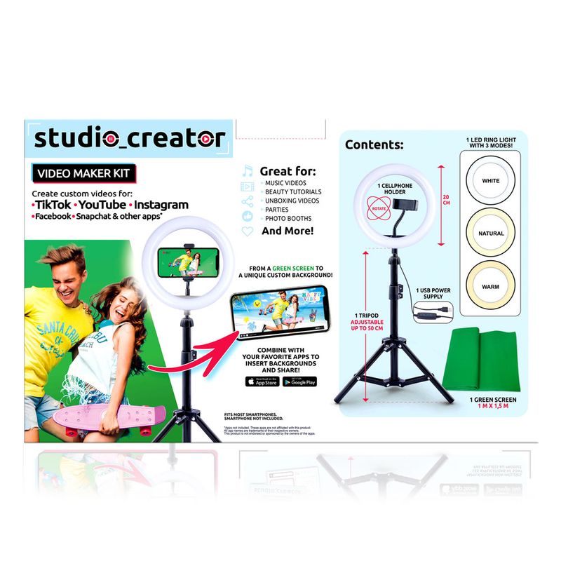 Kit-Influencer-Studio-Creator---Fun-Divirta-se