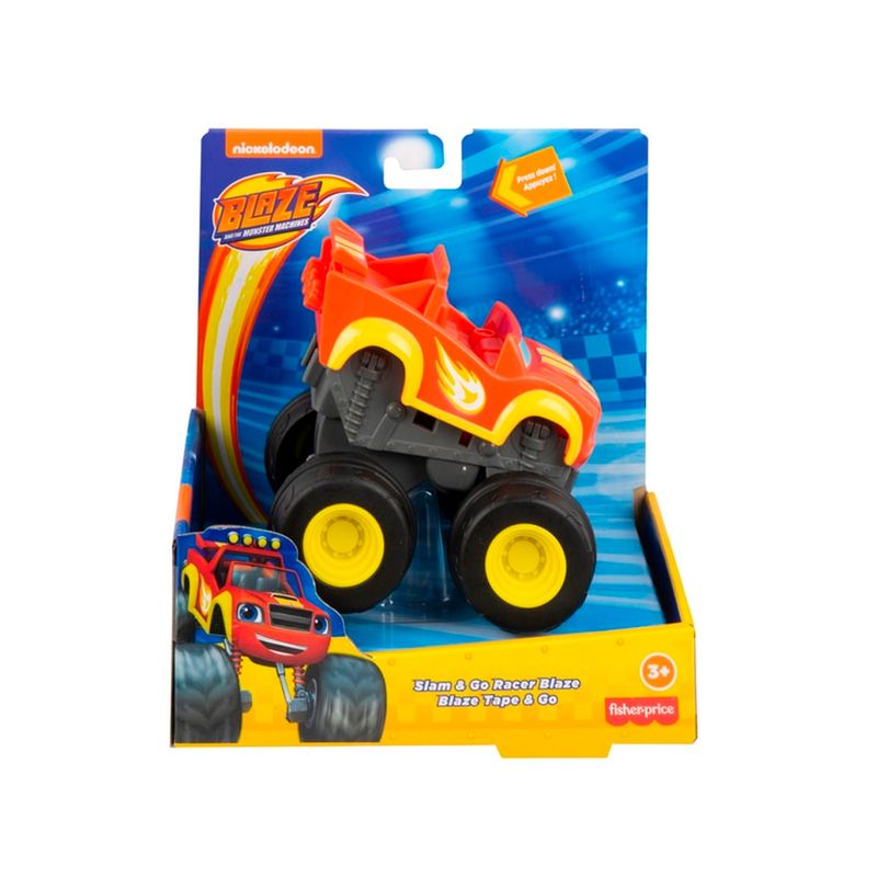 Fisher-Price-Veiculo-Blaze-Slam-e-Go-Racer-Blaze---Mattel-