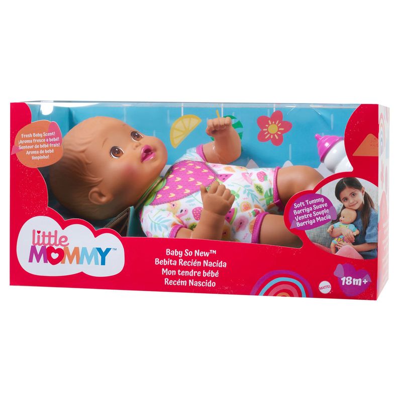 Boneca-Little-Mommy-Recem-Nascida-Roupinha-de-Frutas---Mattel-
