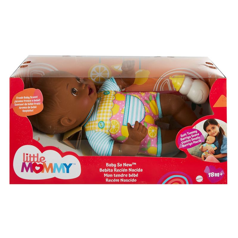 Boneca-Little-Mommy-Recem-Nascido-Macacao-de-Laranjas---Mattel