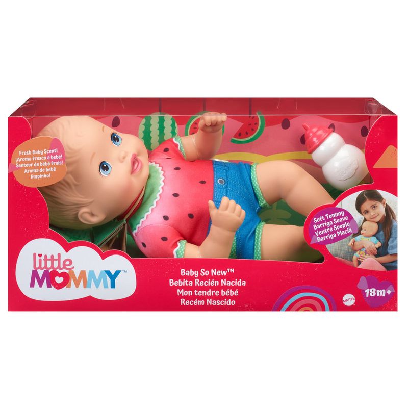 Boneca-Little-Mommy-Recem-Nascido-Roupinha-de-Melancia---Mattel