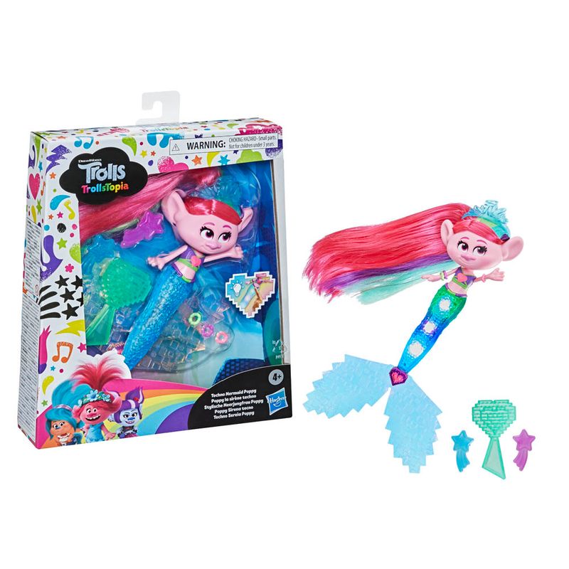 Trolls-Sereia-Techno-Poppy---Hasbro