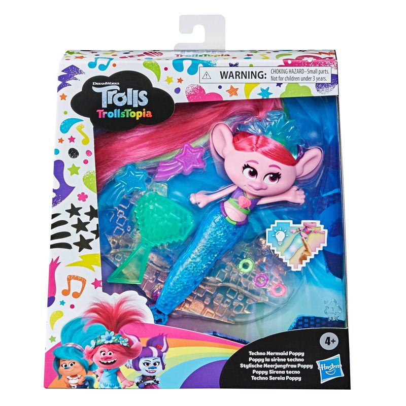 Trolls-Sereia-Techno-Poppy---Hasbro