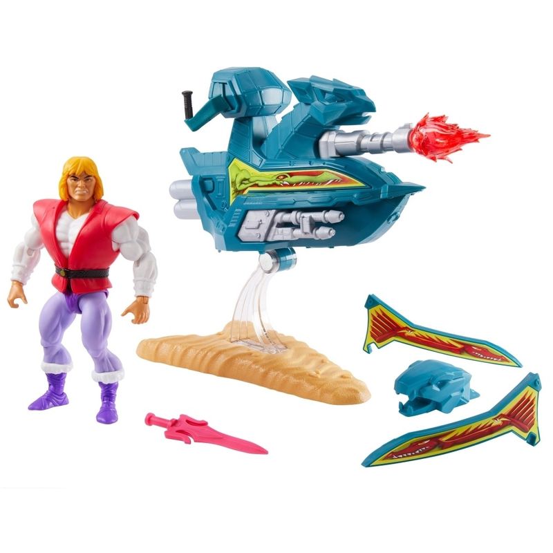 HeMan-MasterOfThe-Universe-Jet-Sled-e-Principe-Adam---Mattel