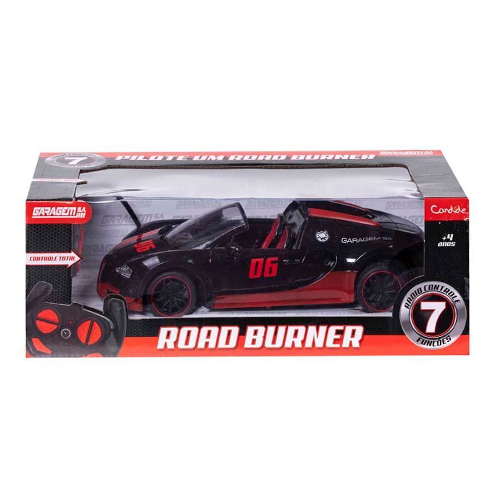 Carrinho de Controle Remoto Hot Wheels - Preto - Candide