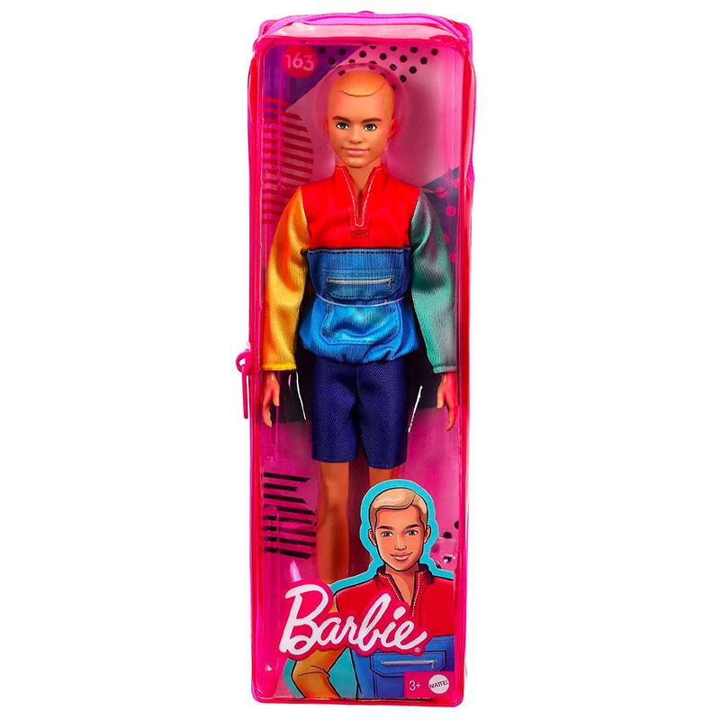 Ken-Fashionista-Loiro-com-Jaqueta-Colorida---Mattel