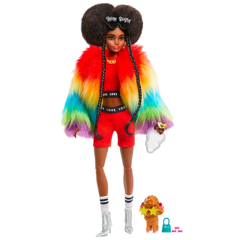 Barbie-Extra-Casaco-de-Arco-Iris-com-Acessorios---Mattel