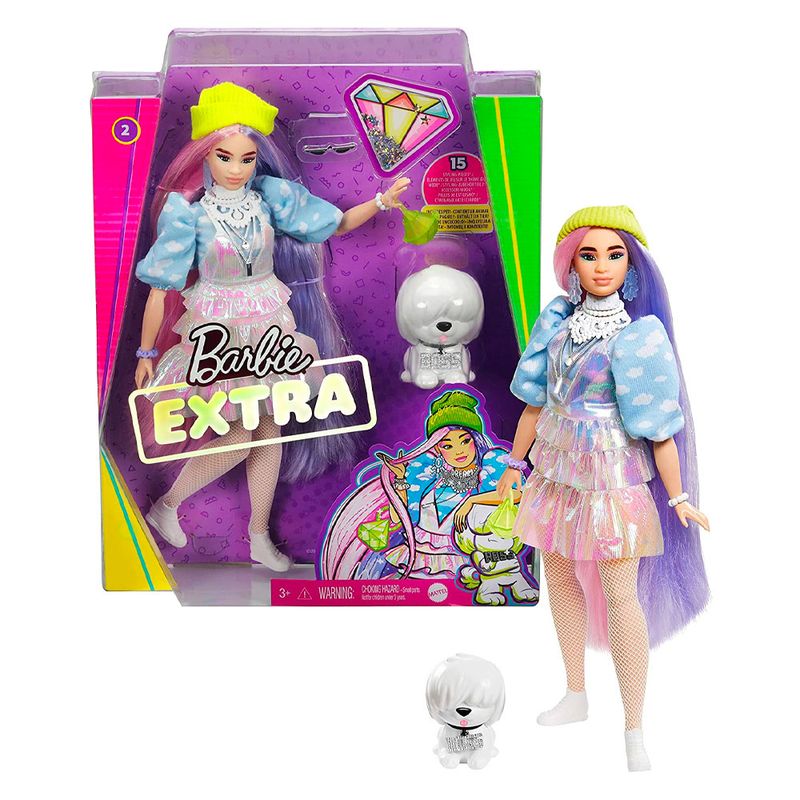 Barbie-Extra-Cabelo-de-Duas-Cores-com-Acessorios---Mattel