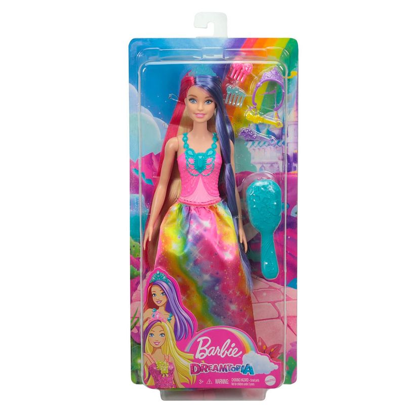 Barbie Princesa Penteados Fantásticos, Multi : : Brinquedos e  Jogos