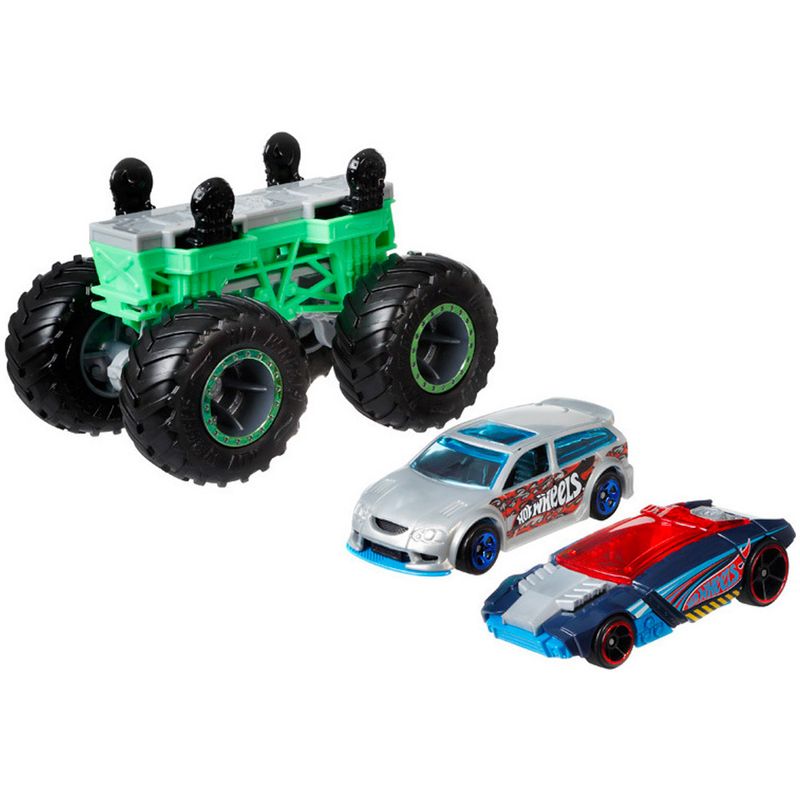 Hot Wheels Monster Trucks Hot Wheels 4 Vs Hot Wheels 1 - Mattel Toy Mania -  Loja ToyMania