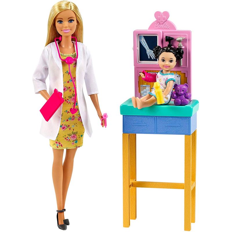 Barbie-Profissoes-Pediatra-Loira---Mattel