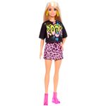 Barbie-Fashionistas-Loira-Camiseta-Rock---Mattel-