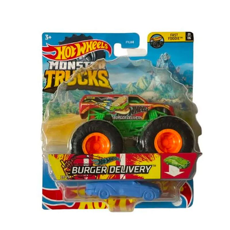 Carrinho-Hot-Wheels-Monster-Trucks-Burger-Delivery---Mattel