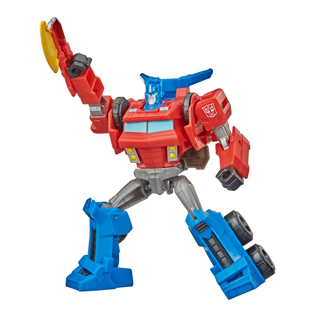 Transformers Bumbblebee e Optimus Prime personagens para Centro