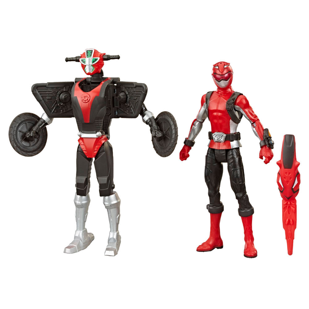Power Rangers Bot Red Ranger e Cruise Beastbot - Hasbro| Toymania