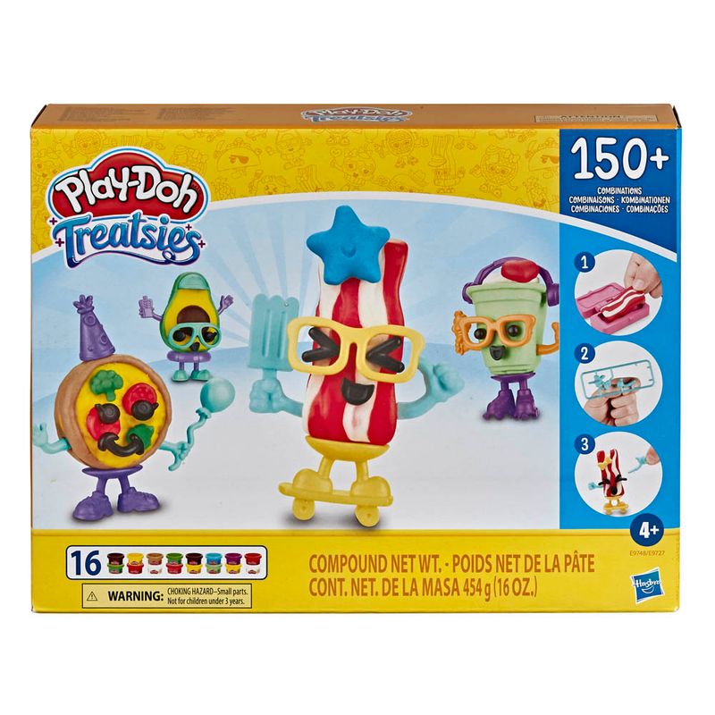 Play-Doh-Conjunto-Treatsies-Mesa-Para-4-Bacon-e-Suco---Hasbro