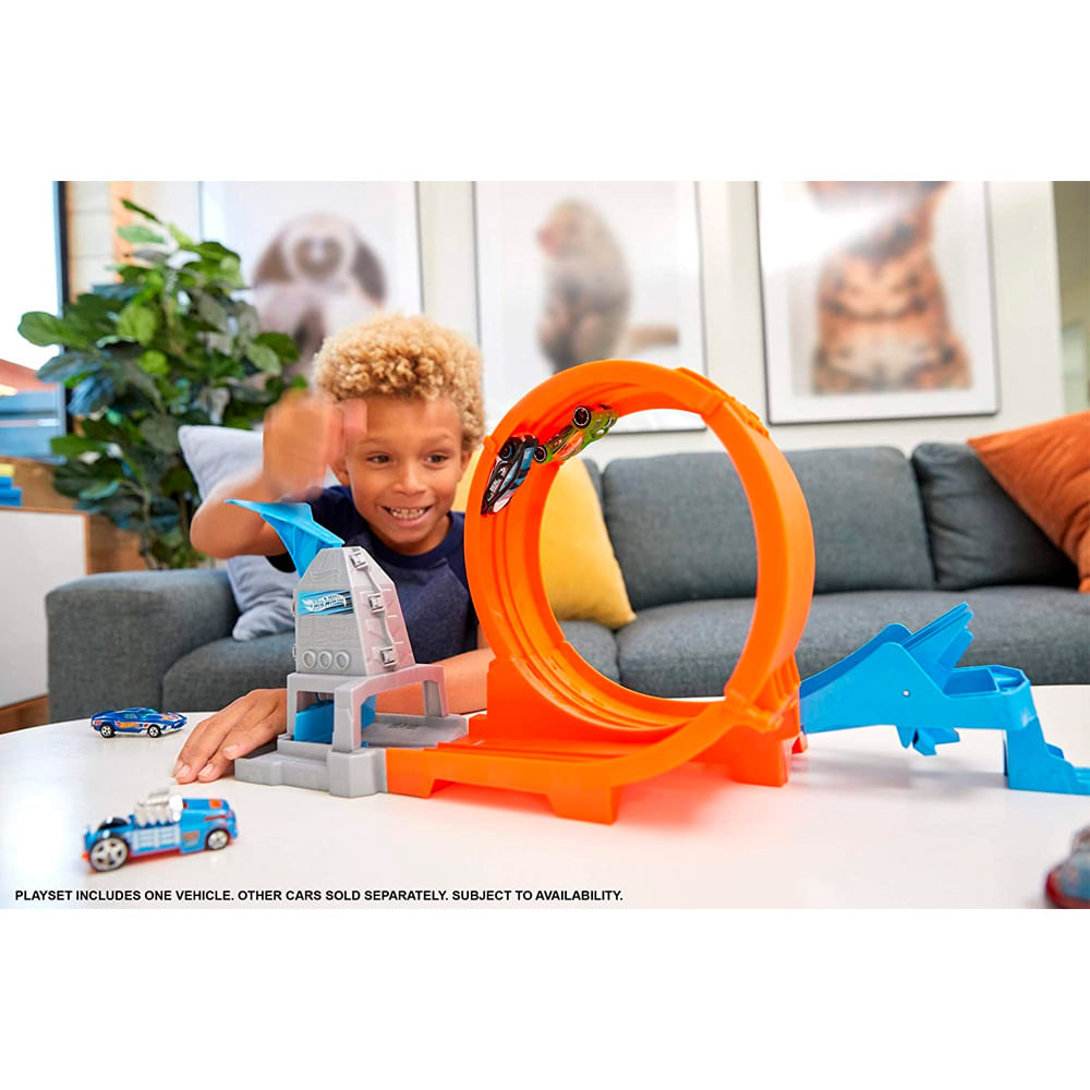 Pista Hot Wheels Campeonato De Looping Com Carro - Mattel