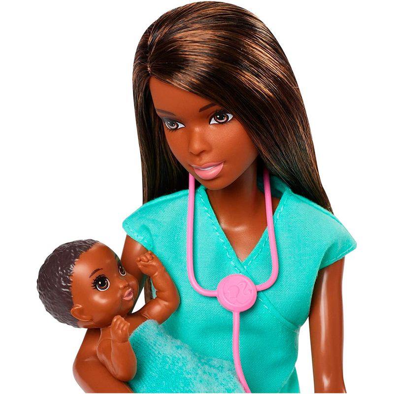 Boneca-Barbie-Pediatra-Morena---Mattel-