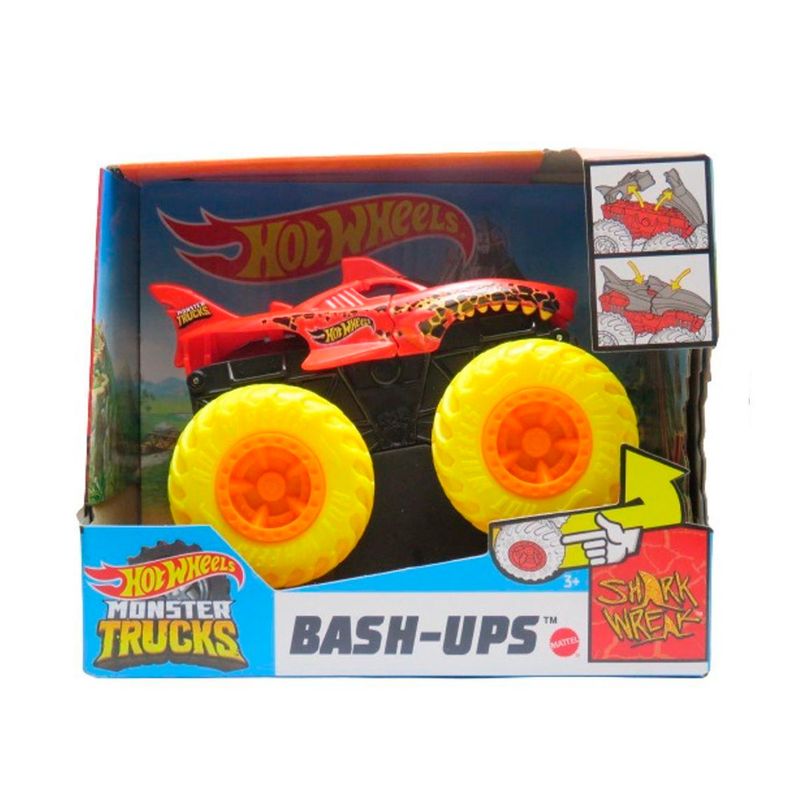 Hot-Wheels-Monster-Trucks-Bash-ups-Invader---Mattel