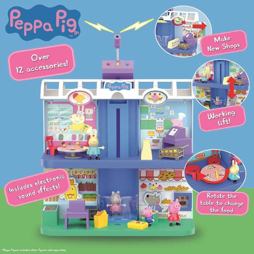 Playset com Mini Figuras - Casa da Peppa - Banheiro - Peppa Pig - Sunny -  superlegalbrinquedos