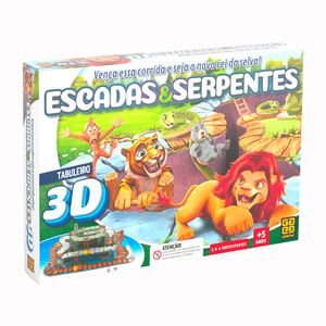 Jogo Escadas E Serpentes 3D - Grow