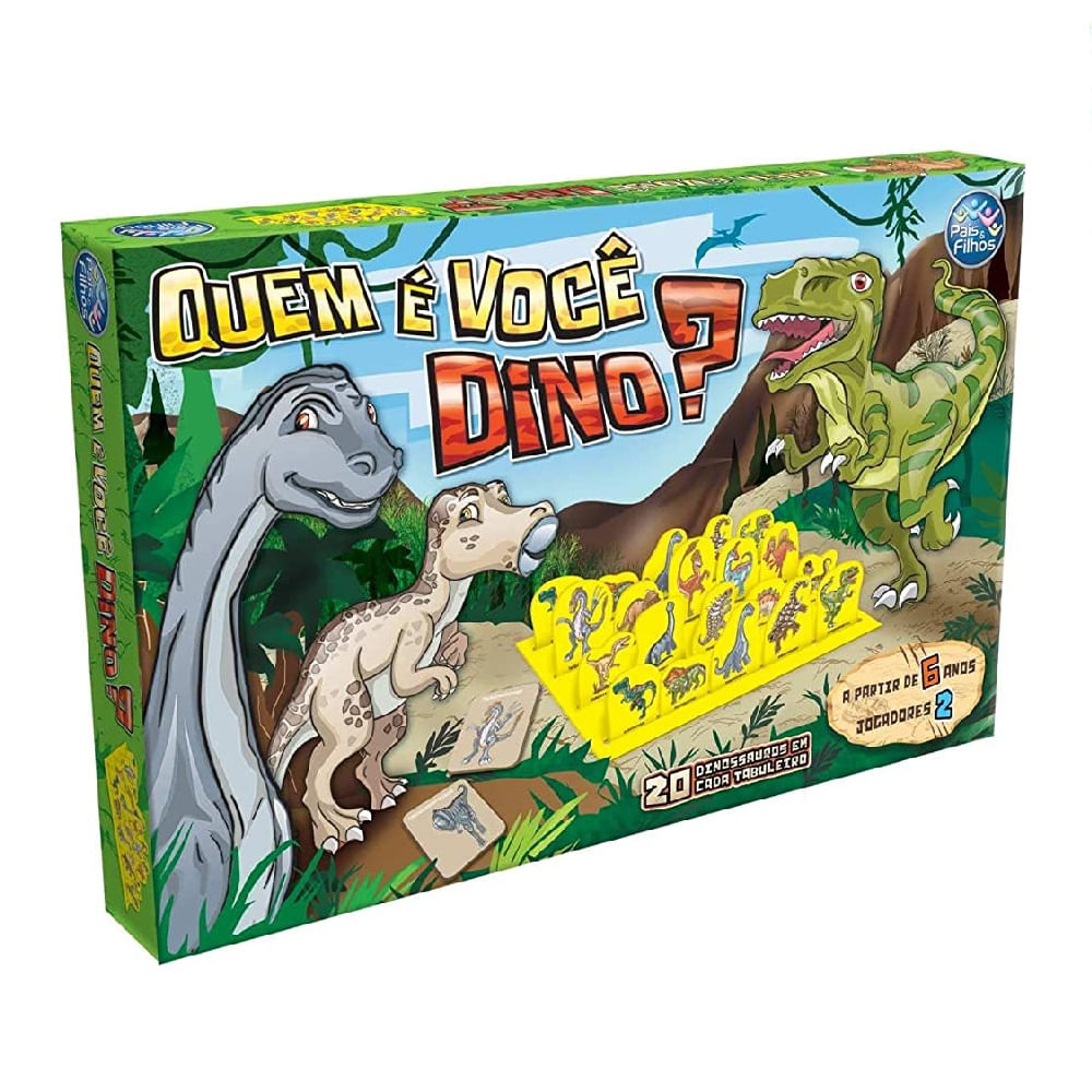 Jogo Quem É Você Dino Pais E Filhos Barão Distribuidor 5882