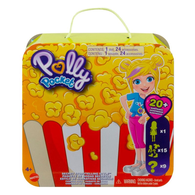 Playset E Mini Boneca Polly Pocket - Carro De Pipoca : .com