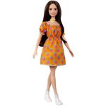 Barbie-Fashionista-Vestido-Laranja-de-Bolinhas---Mattel