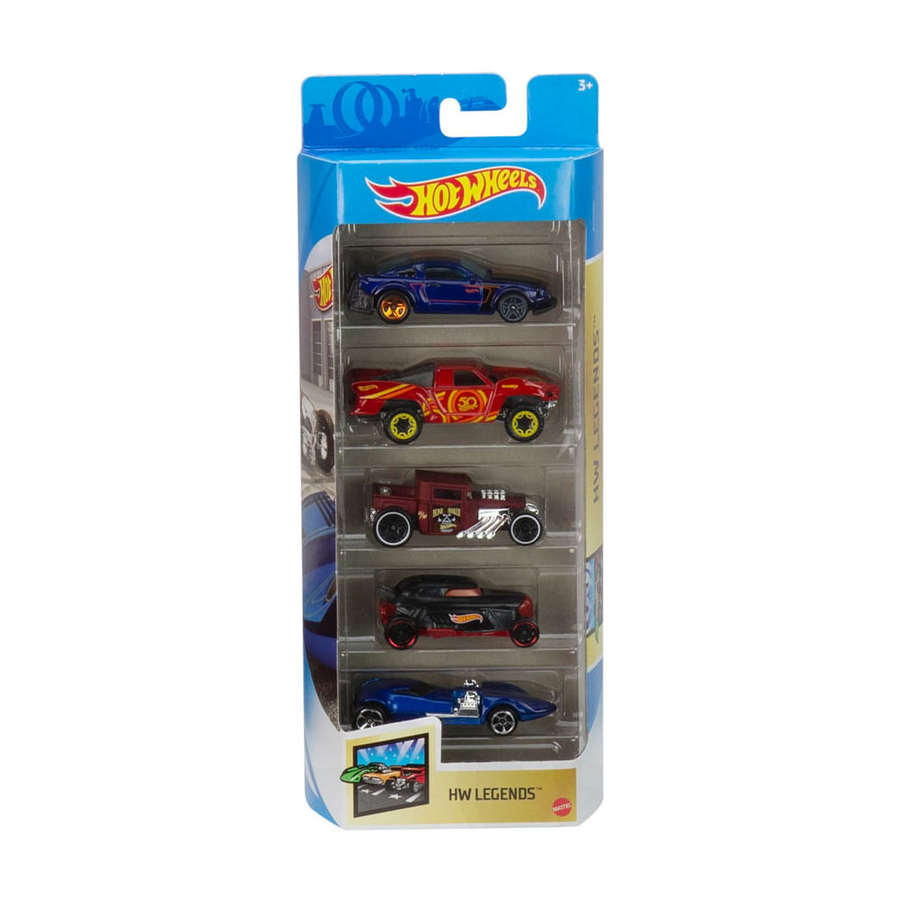 Hot Wheels Kit com 5 Carrinhos