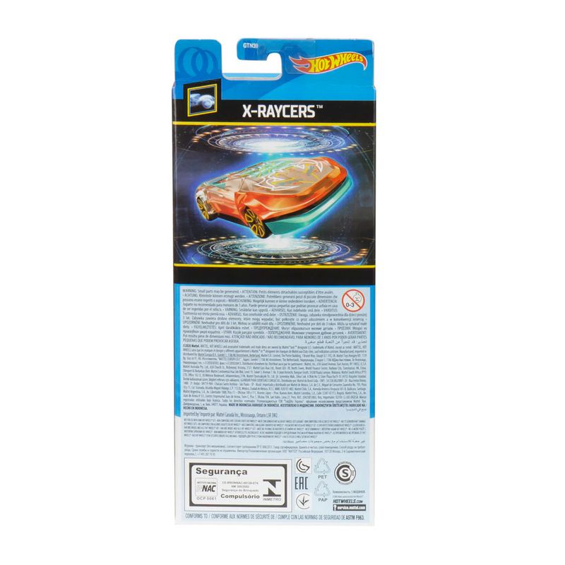 Hot-Wheels-X-Raycers-Pack-com-5-Carrinhos---Mattel