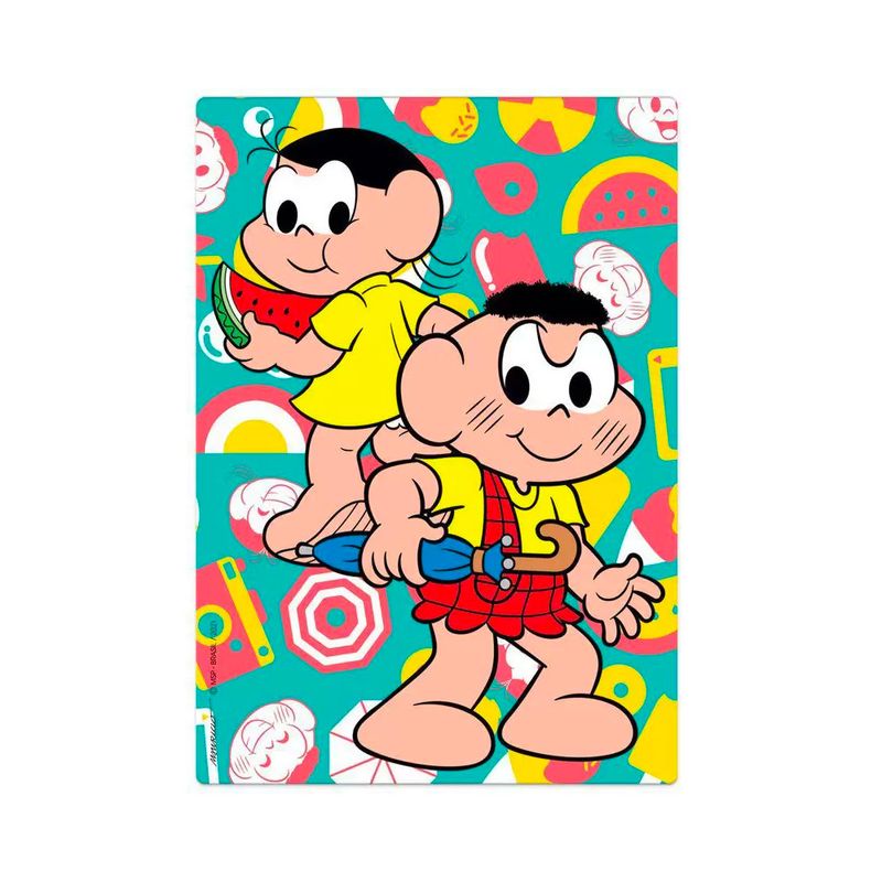 Quebra-Cabeca-Cascao-e-Magali-60-Pecas---Toyster