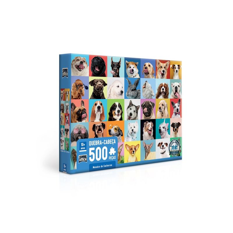 Quebra-Cabecas-Mosaico-De-Cachorros-500-Pecas---Toyster
