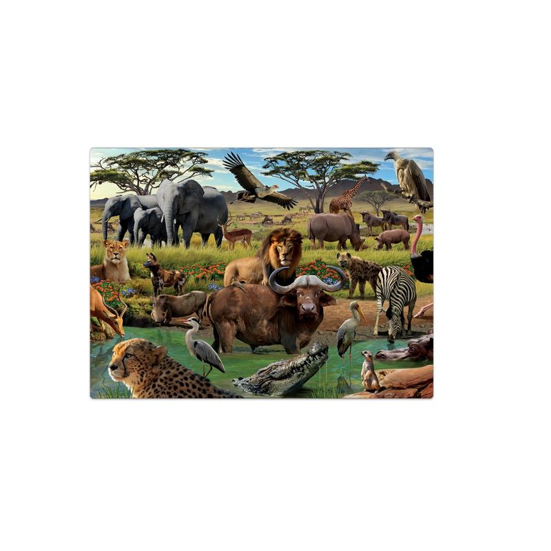 Savana Africana - Quebra-cabeça - 1000 peças - Toyster Brinquedos