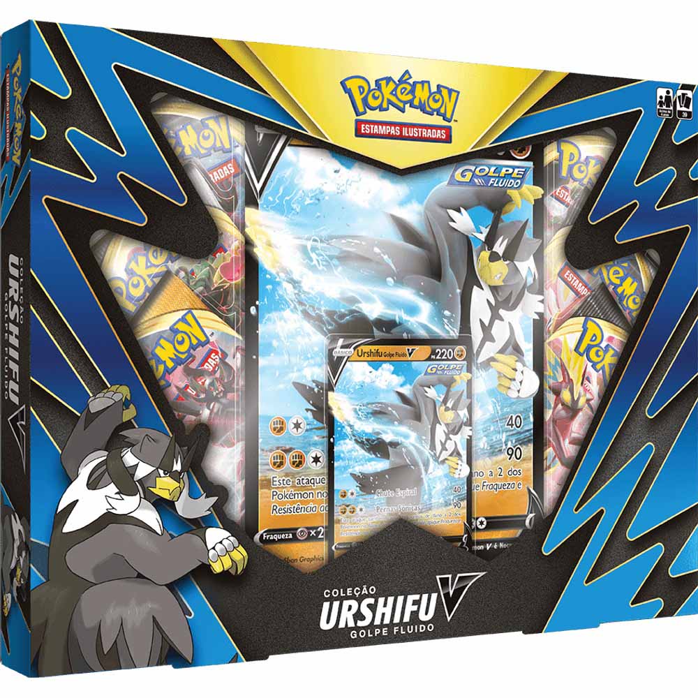 Box Pokémon Batalha de Liga Urshifu - Blanc Toys - Felicidade em