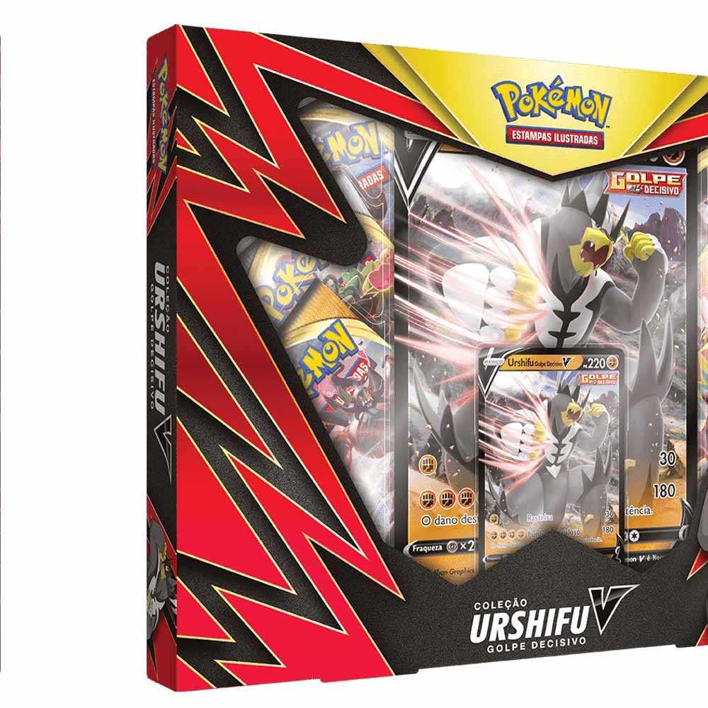 Pokemon Box - Pokemon Box - Coleção Urshifu V - Golpe Decisivo (vermelho) -  Pokemon - #