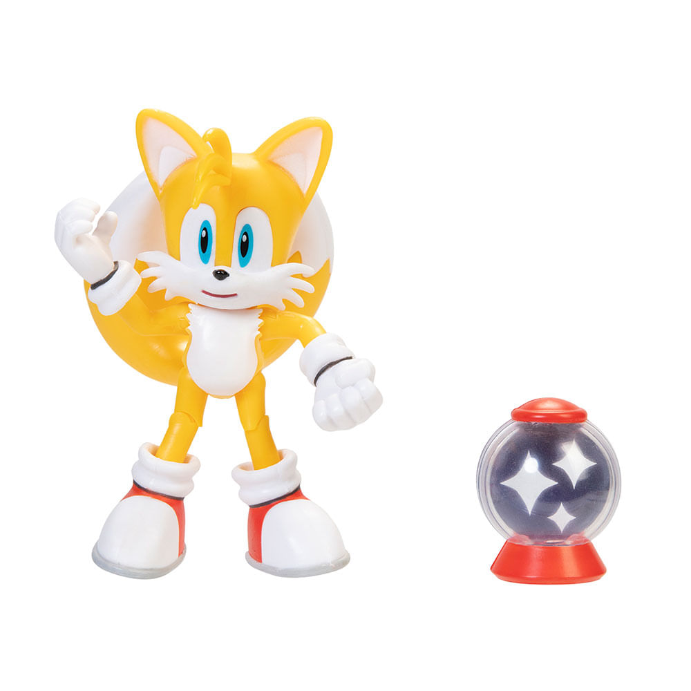 Boneco Sonic vermelho no articulado, original Sega, de 25 cm usado