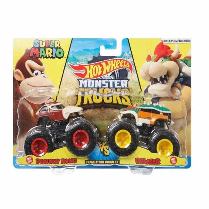 Hot-Wheels-Monster-Trucks-Donkey-Kong-e-Bowser---Mattel
