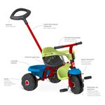 Triciclo-Smart-Plus-Vermelho---Bandeirante