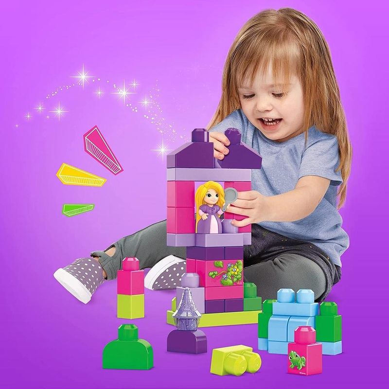 Disney-Mega-Bloks-Bolsa-de-Construcao-da-Rapunzel---Mattel