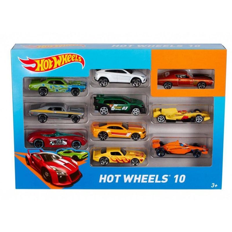 Hot-Wheels-Conjunto-de-Veiculos-10-Carros-Sortidos---Mattel