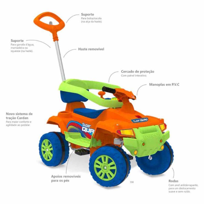 Superquad-Passeio-e-Pedal-Laranja---Bandeirante