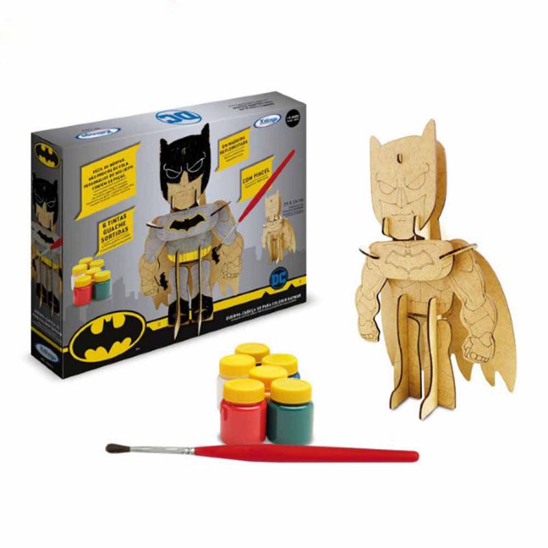 Boneco-3D-MDF-Colorir-Batman---Xalingo