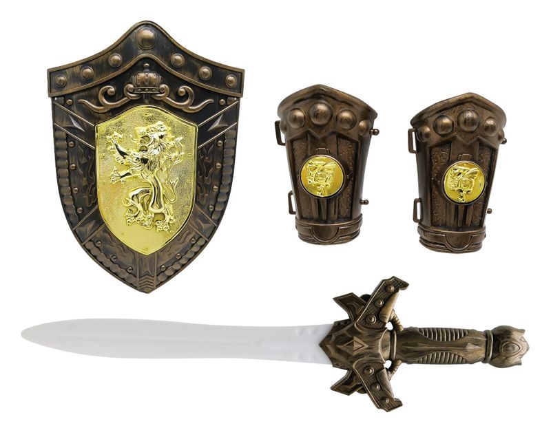 Kit-Medieval-com-Espada-e-Escudo---Pais-e-Filhos