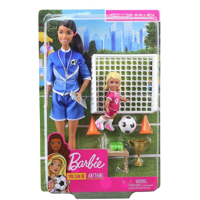 Boneca - Barbie Jogadora De Futebol - Rosa MATTEL