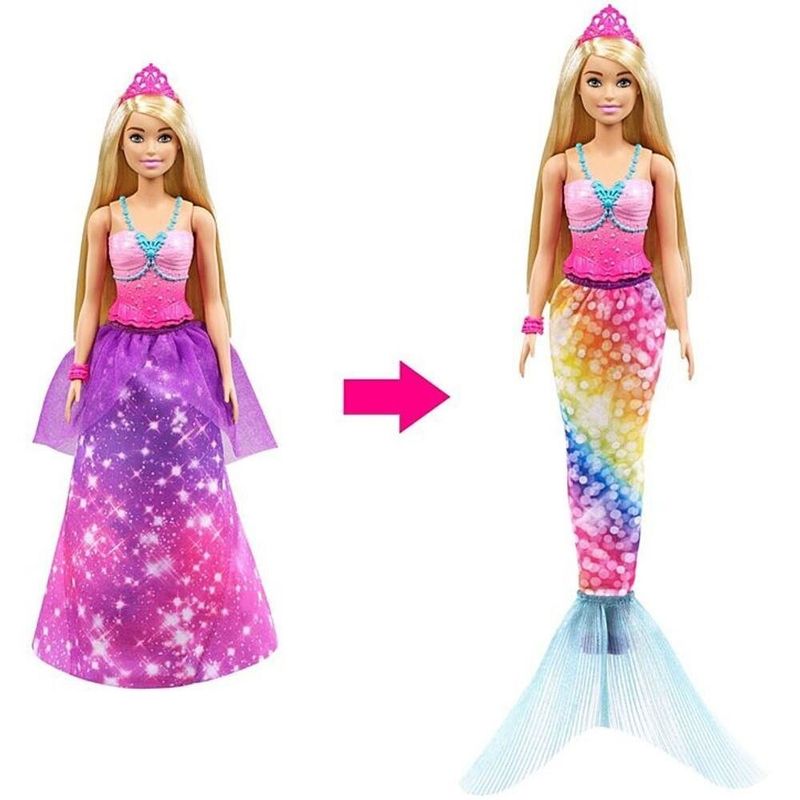 Vestido Encantado Barbie Sereia Glitter Luxo - Transforme sua Princesa em  uma Barbie Sereia!