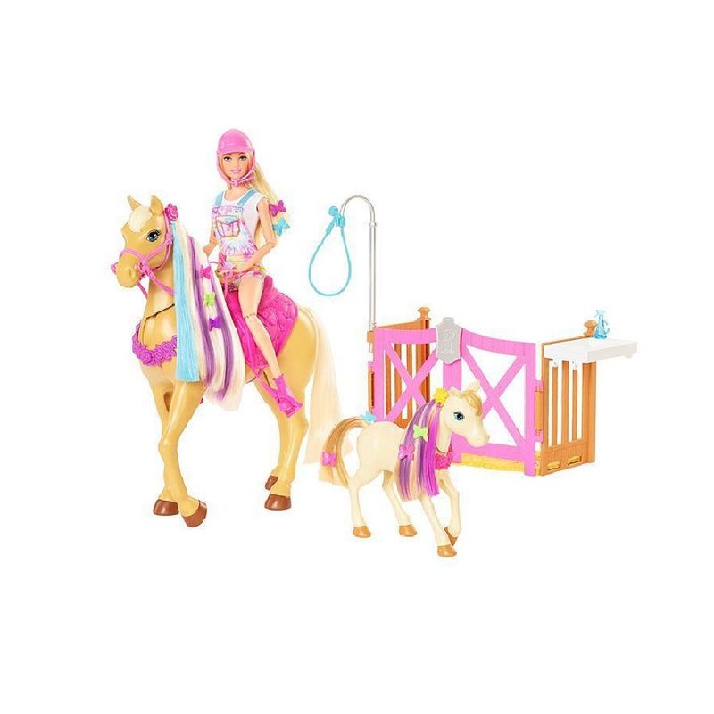 Barbie-Sisters---Pets-Cavalo-Penteados-Divertidos---Mattel