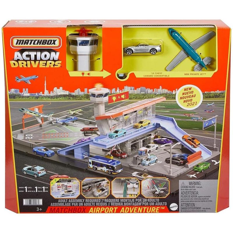 Playset-Matchbox-Aventura-no-Aeroporto---Mattel