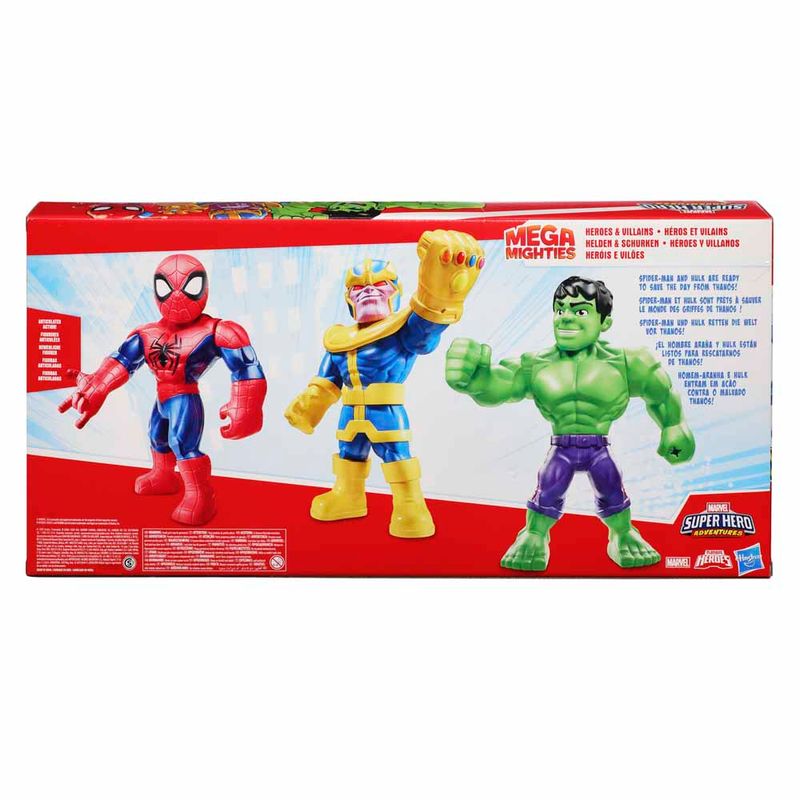 Marvel-Mega-Mighties-Kit-Homem-Aranha-Hulk-e-Thanos--Hasbro