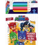 PJ-Masks-Pequenos-Herois-e-Viloes-Livro-de-Colorir---Ciranda-Cultural