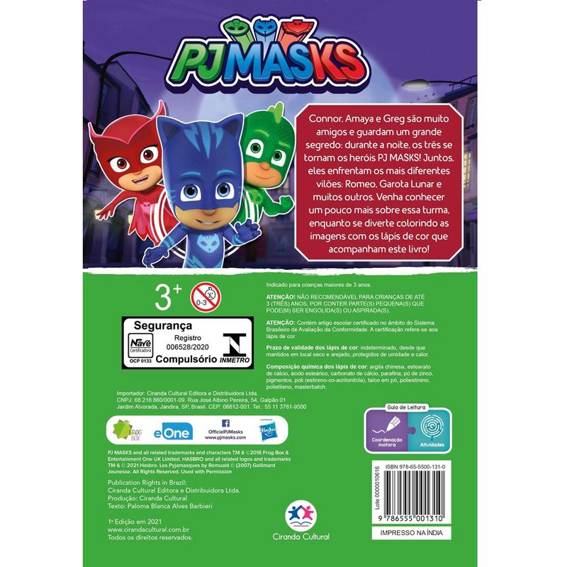 PJ-Masks-Pequenos-Herois-e-Viloes-Livro-de-Colorir---Ciranda-Cultural